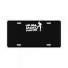 up all night playing battle gaming License Plate