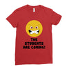 The Students Are Coming Ladies Fitted T-Shirt