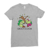 groot of the loom Ladies Fitted T-Shirt