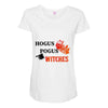 hogus pogus witches Maternity Scoop Neck T-shirt