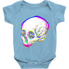 skull glitch Baby Onesie