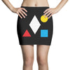 clean bandit shapes geometric Mini Skirts
