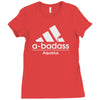 abadass aquarius funny horoscope Ladies Fitted T-Shirt