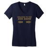 welcome to the gun show ron burdundy anchorman inspired gift funny Women's V-Neck T-Shirt