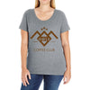 coffee club Ladies Curvy T-Shirt
