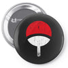 uchiha clan symbol Pin-back button