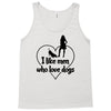 i like men who love dogs Tank Top