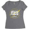 United States Space Force Women's Triblend Scoop T-shirt