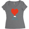 i lava you Women's Triblend Scoop T-shirt