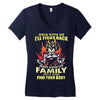 mess with me i'll fight back Women's V-Neck T-Shirt