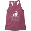 eleven stranger tv show mike lucas dustin will demogorgon dart Racerback Tank