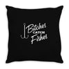 fishing girls! Throw Pillow