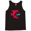 monster fish eats diver Tank Top