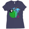 guitar retro music Ladies Fitted T-Shirt