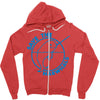save the narwhales Zipper Hoodie
