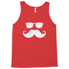 hipster glasses and moustache Tank Top