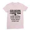 I Love You Grandpa Ladies Fitted T-Shirt