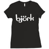 bj&ouml;rk hooded sweatshirt Ladies Fitted T-Shirt