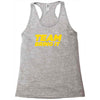 team bring it boots to asses the rock Racerback Tank