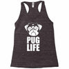 pug life dog Racerback Tank