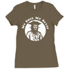 blackbeard pirate ship Ladies Fitted T-Shirt
