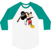 zombie mickey 3/4 Sleeve Shirt
