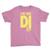 im a dj graphic tee mens Youth Tee