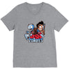 ash vs zombies V-Neck Tee