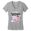 the time is now Women's V-Neck T-Shirt