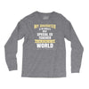 my daughter is the world's best special ed teacher. cool gift for mom Long Sleeve Shirts