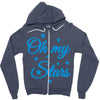 oh my stars adult Zipper Hoodie