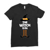 The Witch Is In Ladies Fitted T-Shirt