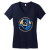 mustache batman Women's V-Neck T-Shirt