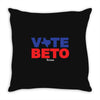 vote beto texas Throw Pillow
