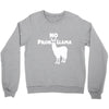 no prob llama funny llama Crewneck Sweatshirt
