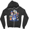 creatures spirits and friends Zipper Hoodie