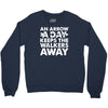 an arrow a day zombie dary Crewneck Sweatshirt