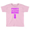 party location here Toddler T-shirt