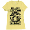 Aquarius Hated By Many Wanted By Plenty Ladies Fitted T-Shirt