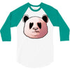 panda in love 3/4 Sleeve Shirt