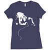 original banksy police searching drug Ladies Fitted T-Shirt
