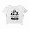 Queens Are Born In January Crop Top