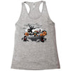 oblivious ninja trick or treat Racerback Tank