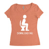 downloading ! funny white sex Women's Triblend Scoop T-shirt