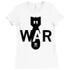 war Ladies Fitted T-Shirt