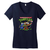 killer turtles Women's V-Neck T-Shirt