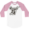 sweet 21 twenty 3/4 Sleeve Shirt