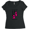 i run like a girl try to keep up Women's Triblend Scoop T-shirt
