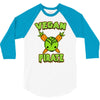 vegan pirate 3/4 Sleeve Shirt