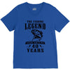 The Fishing Legend Reeling Them In For 40 Years V-Neck Tee